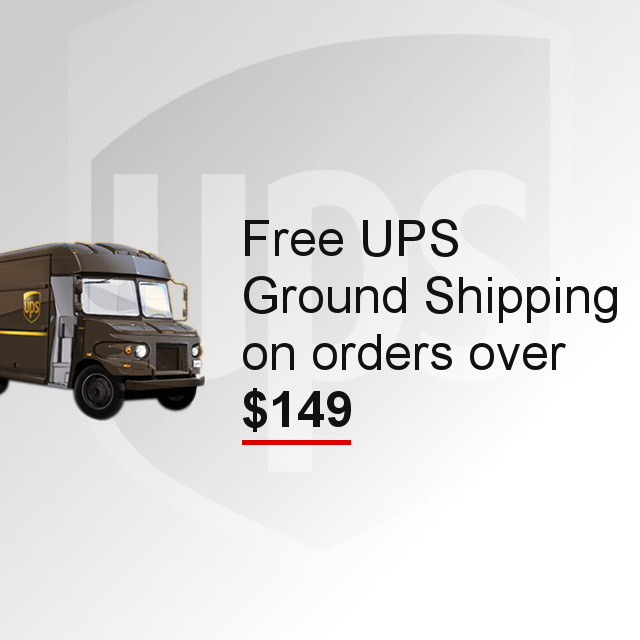 Free UPS Ground Shipping on orders over $149