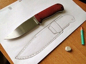 Knife-Sheath-Pattern-Draw-Template