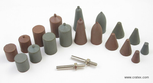 Cratex Rubberized Abrasive Cone Test Kit No. 227