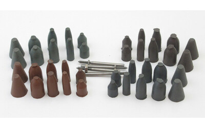 Cratex Rubberized Abrasive Point and Mandrel Kit No. 767