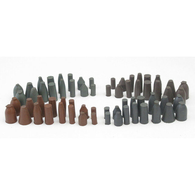 Cratex Rubberized Abrasive Point Test Kit No. 778 (64 points & 4 mandrels)