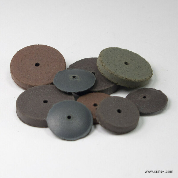 Cratex Abrasives – Small Rubber Polishing Wheels 